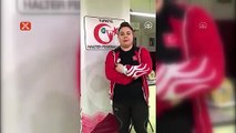 Dünya şampiyonu milli halterci Şaziye Erdoğan: 