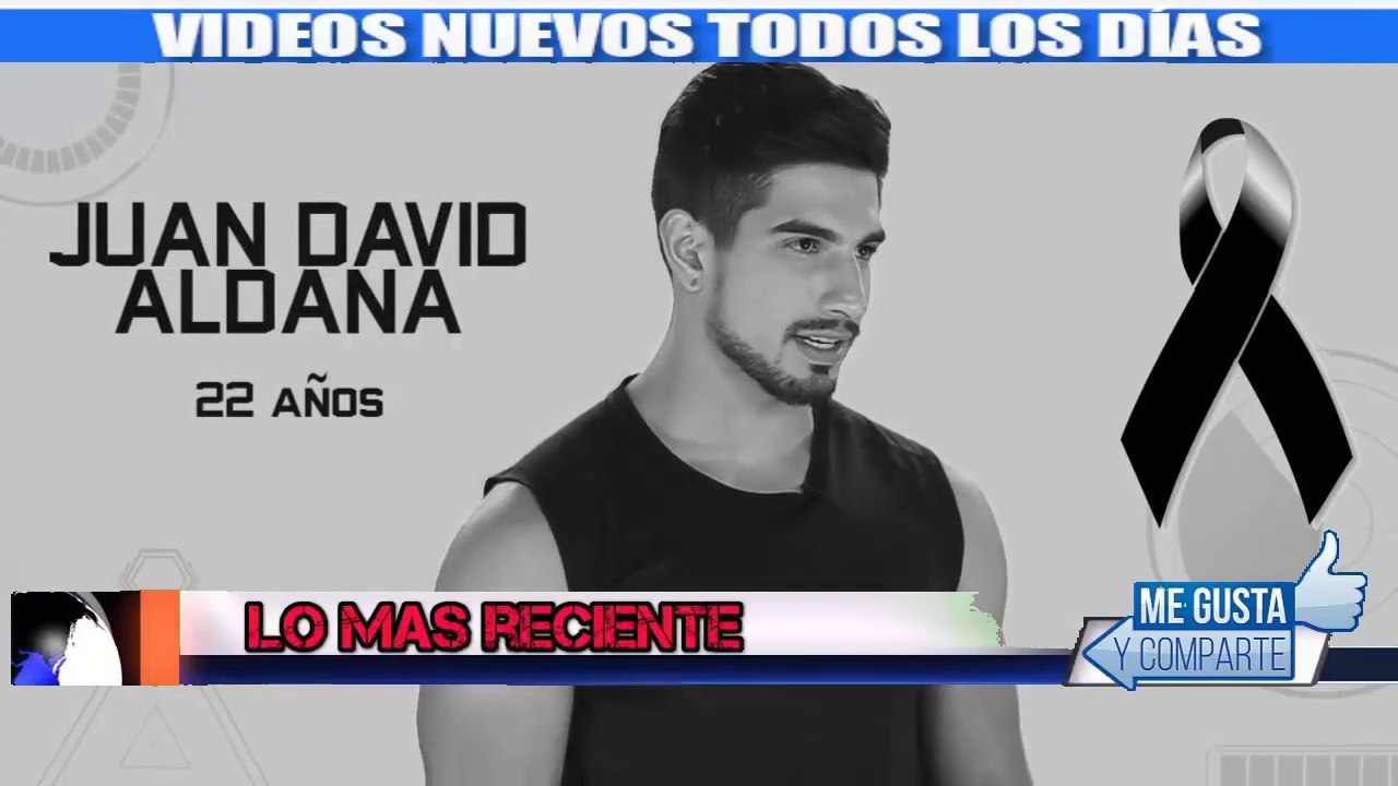 SUCEDIÓ HACE UNAS HORAS ➕ LÄMENTABLE NOTICIA SACUDE LA TELEVISION / MÜE-RE Juan David Aldana