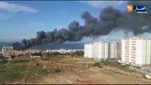 تفاصيل نشوب حريق بمركز تجاري في عين البنيان العاصمة