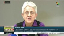 Ecuador: desinterés del gob. ante aumento de violencia de género