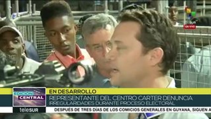 Guyana: Centro Carter denuncia falta de transparencia electoral