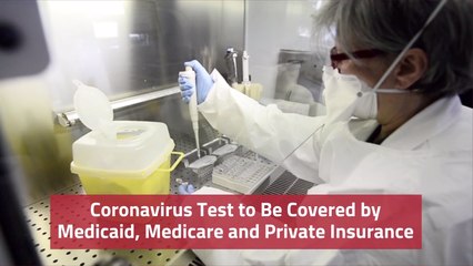 Coronavirus Test To Be Covered by Medicaid, Medicare And Private Insurance
