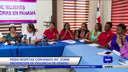 Piden respetar convenios int. sobre prevención de violencia de genero - Nex Noticias