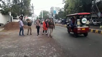 महिला शक्ति टीम प्रभारी रानी गुप्ता SI के द्वारा चलाया गया चेकिंग अभियान