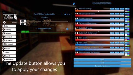 Made a Hogwarts RP ( Poudlard ) RP F4 Menu with : DarkRP F4 Menu customizable version 1.1 on Gmod