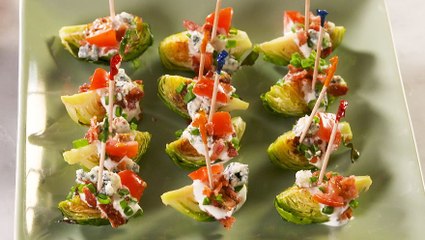 Wedge Salad Brussels Sprouts Are The Perfect Low-Carb Appetizer