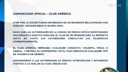 Liga MX: América habla sobre Renato Ibarra