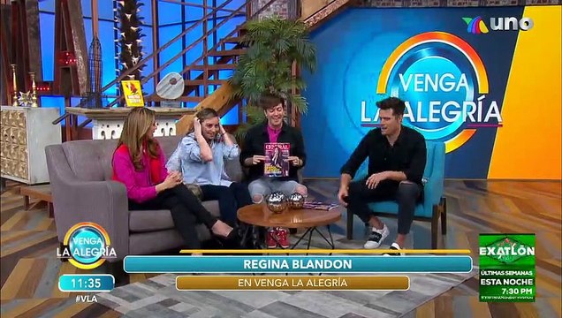 ¡Regina Blandón nos acompañó en el foro para platicar sobre su carrera! | Venga La Alegría