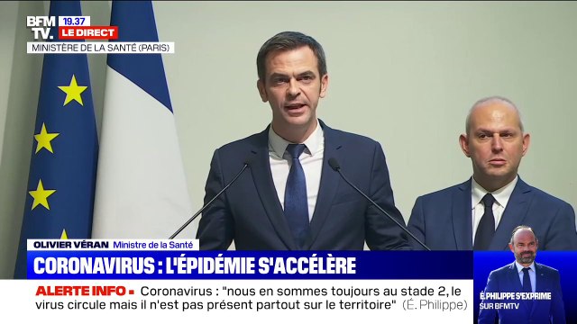 Olivier Véran: Seuls les patients présentant un état clinique sévère resteront soumis à un test dans les territoires contaminés
