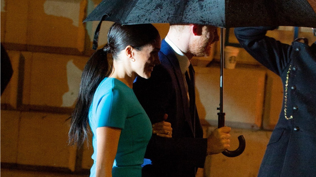 Meghan Markle Super-Long, Low Ponytail