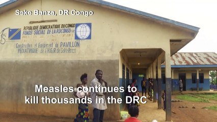 Away from coronavirus, DR Congo battles deadly measles outbreak