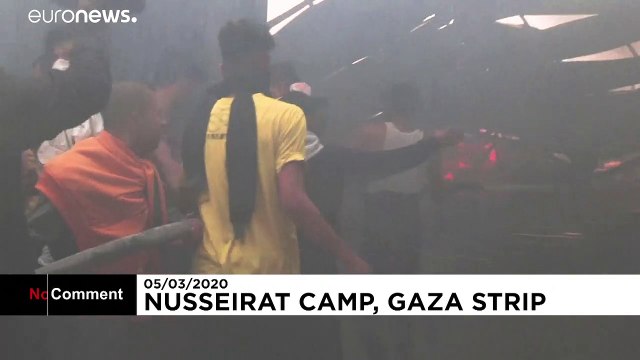 Пожар на рынке в Секторе Газа, есть погибшие