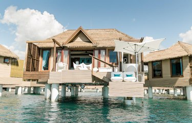 These Dreamy Overwater Bungalows in Jamaica Have Glass Floors and Huge Hammocks