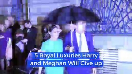 5 Royal Luxuries Harry and Meghan Will Give up