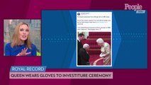 Queen Elizabeth Wears Gloves to Shake Hands at Investiture Ceremony Amid Coronavirus Scare