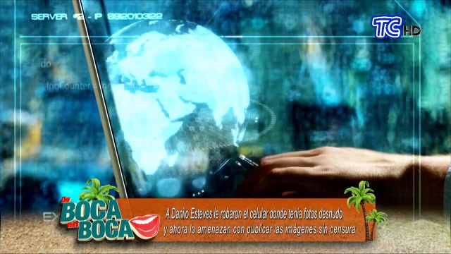 VIDEO | A Danilo Esteves le robaron su celular donde tenía fotos íntimas ahora lo amenazan