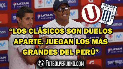UNIVERSITARIO VS ALIANZA LIMA: ALDO CORZO Y RINALDO CRUZADO HABLARON EN LA PREVIA AL CLÁSICO