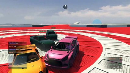 CAR SUMO FIGHTING WITH FRIENDS (GTA 5 Sumo Remix Funny Moments)