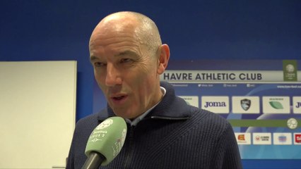 Après HAC - Auxerre (1-0), réaction de Paul Le Guen