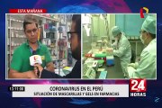 Coronavirus en Perú: personas acuden a farmacias por mascarillas y alcohol en gel