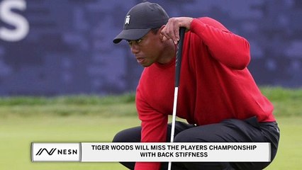 Tiger Woods to Miss Players Championship
