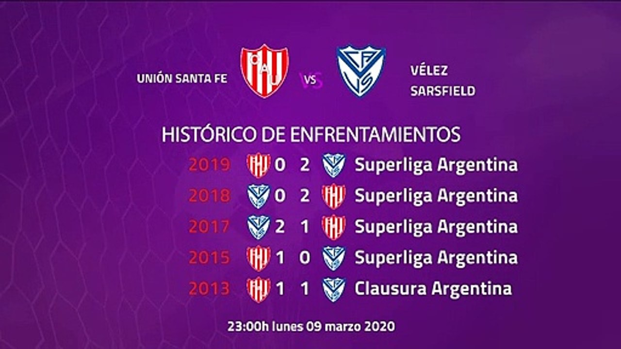 Previa partido entre Unión Santa Fe y Vélez Sarsfield Jornada 23 Superliga Argentina
