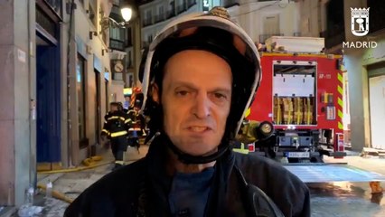 Los trabajos en el incendio de Puerta del Sol se "intensifican"