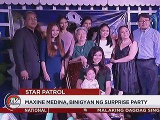 Maxine Medina, binigyan ng surprise party