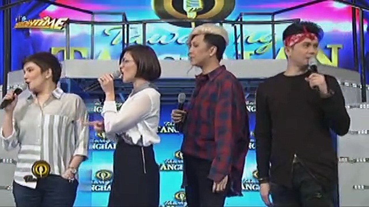 Vice Ganda, ikinuwento ang pinag-uusapan nila backstage nina Vhong at Anne