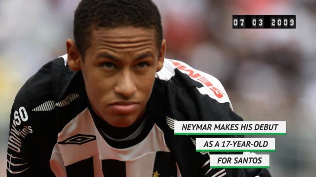 On this Day: Neymar makes his professional debut