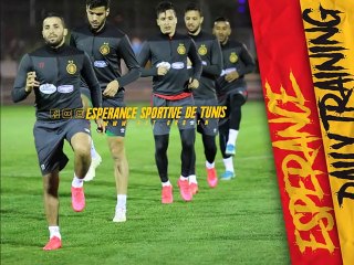 آخر حصة تدريبية قبل مواجهة الزمالك ❤  Espérance Sportive de Tunis