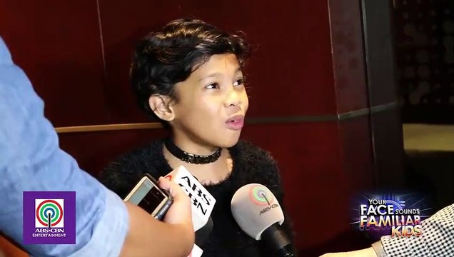 Awra on winning Your Face Sounds Familiar Kids Week 1