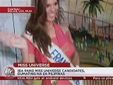 Bagong dating na Miss Universe yacht, sinampolan na ng ilang kandidata