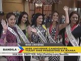 Miss Universe candidates, tuloy ang pagdating sa bansa
