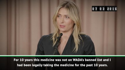 On this Day: Maria Sharapova reveals her positive drug test