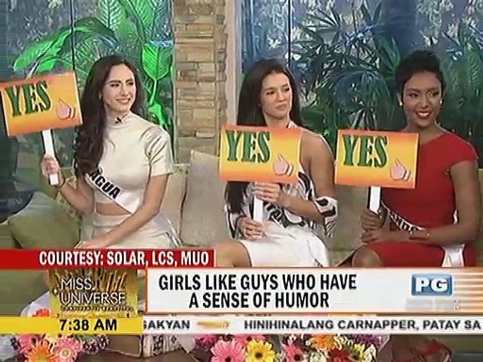 Miss Universe 2016 candidates, live sa Umagang Kay Ganda