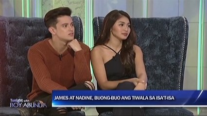 James at Nadine, buo ang tiwala sa isa't isa