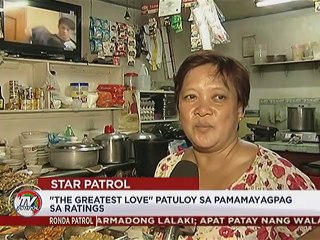 “The Greatest Love” patuloy sa pamamayagpag sa ratings