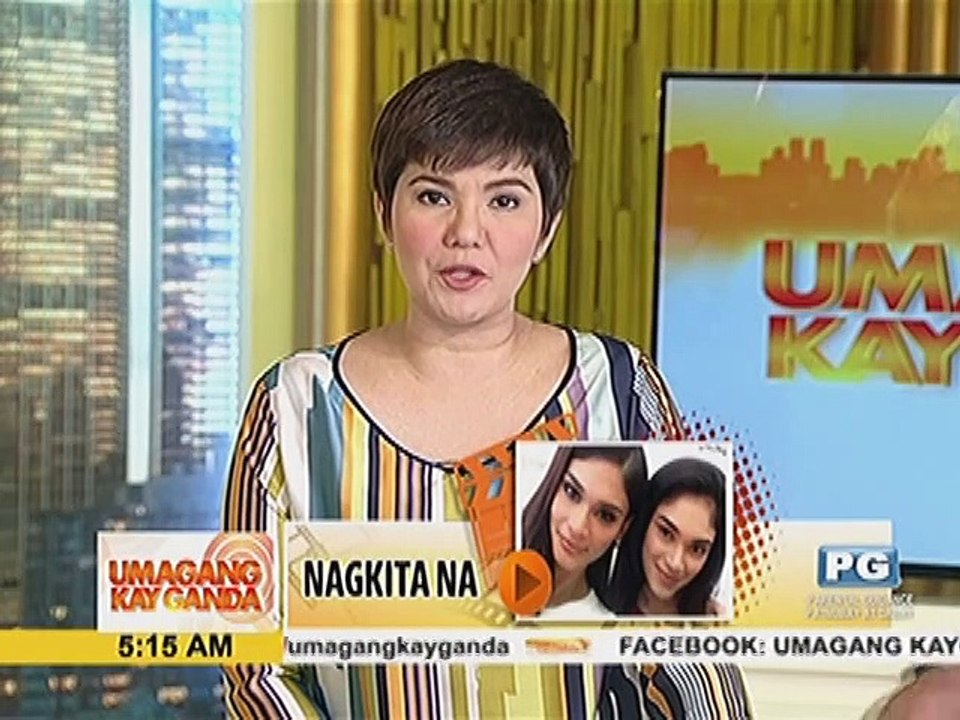 Miss Universe 2015 Pia Wurtzbach at ka-lookalike, nagkita na