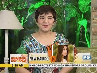 Angel Locsin,ibinida ang bagong Hairdo