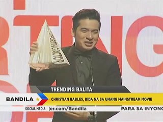 Christian Bables, bida na sa unang mainstream movie
