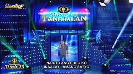 Luzon contender Willy Cordovales sings Gary Valenciano's ""Narito""