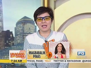 Miss Canada, babalik sa Pilipinas