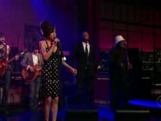 Amy winehouse on david letterman show