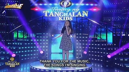 TNT Kids: Visayas contender Genmarie Guiao sings Abba’s Thank You For The Music