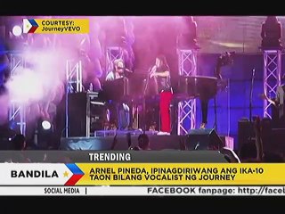 Arnel Pineda, ipinagdiriwang ang ika-10 taon bilang vocalist ng Journey