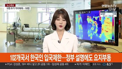 102개국서 한국인 입국제한…외교장관 설명에도 요지부동