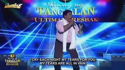Mindanao ultimate resbaker Dominador ""Daddy D"" Alviola Jr. sings Donny Osmond's Puppy Love