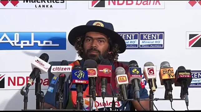 Lasith Malinga at Post Match Press Conference - Sri Lanka vs West Indies 2nd T20I