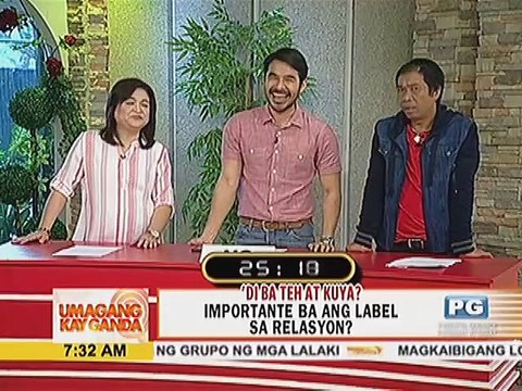 Di Ba Teh at Kuya? Importante ba ang label sa relasyon?